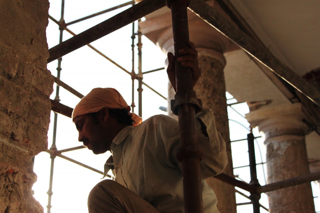 Un obrero indio en Delhi | AGUS MORALES